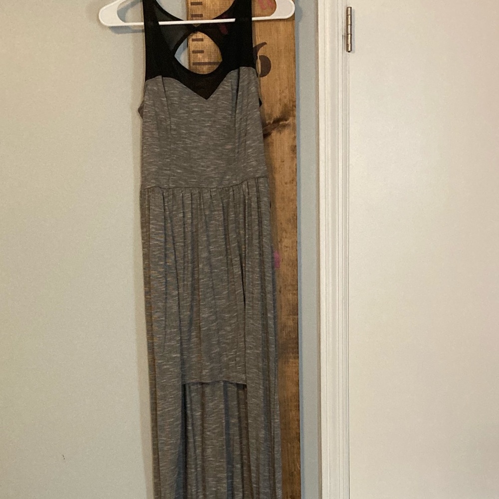 Material girl high low dress with open back.